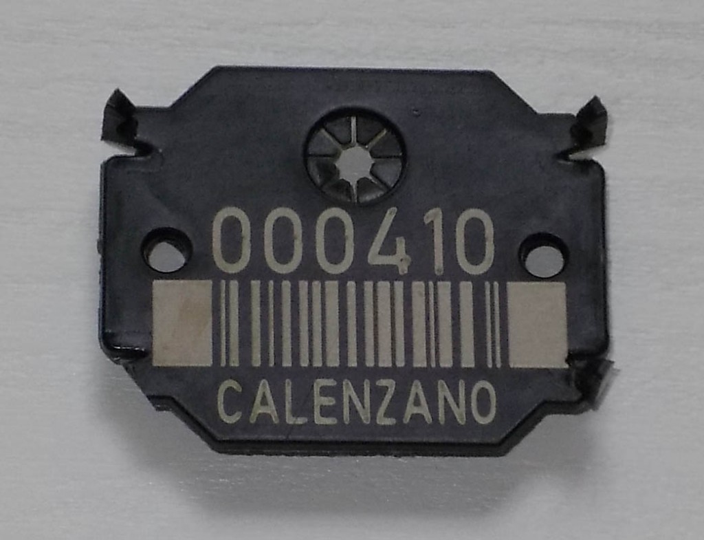 cartellino identificativo con codice a barre per censimento alberi catasto arboreo