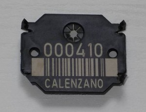 cartellino identificativo con codice a barre per censimento alberi catasto arboreo