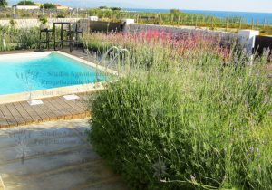 lavanda piscina cancello mare